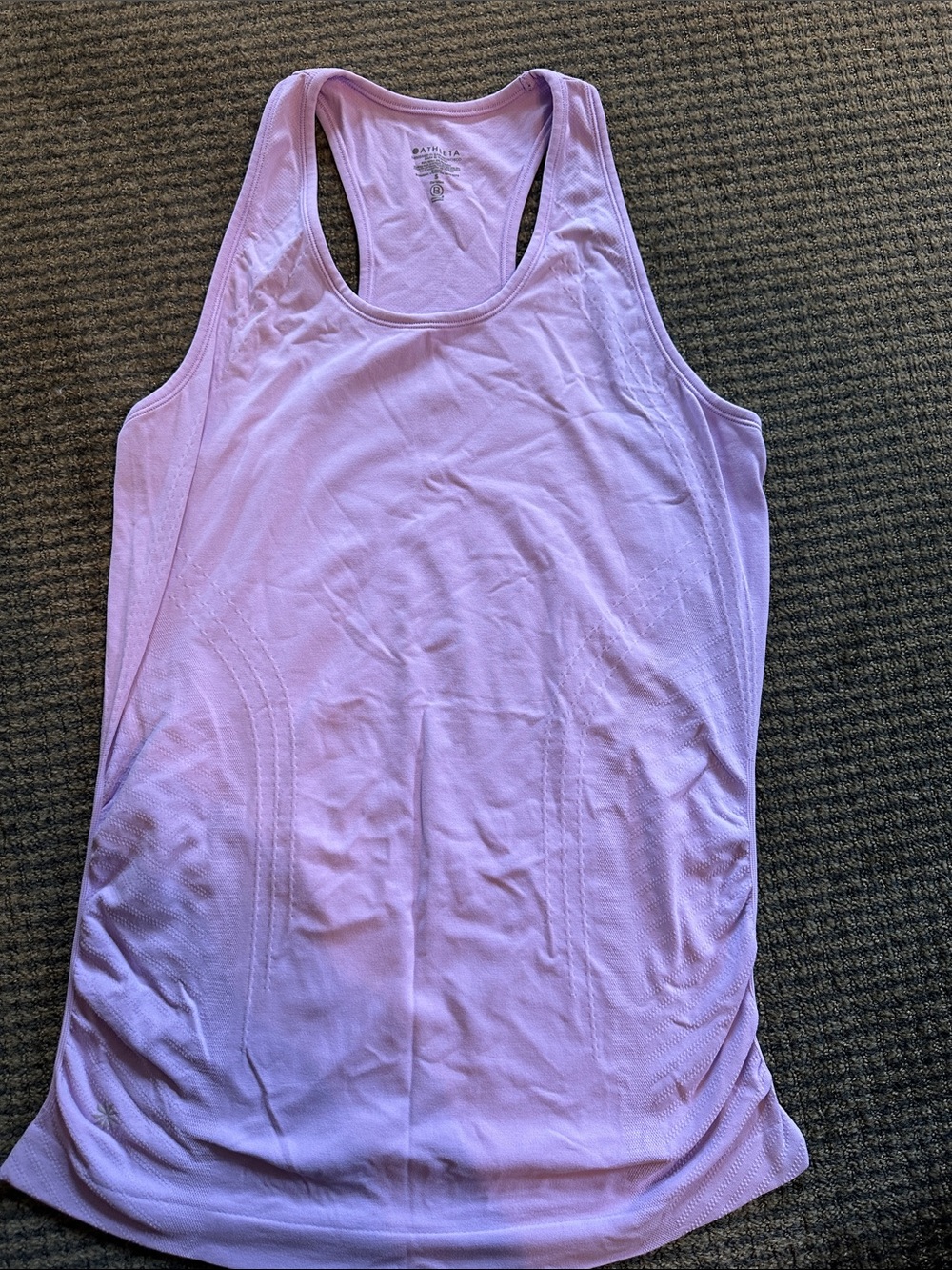 Athleta Light Purple Racerback Performance Tank